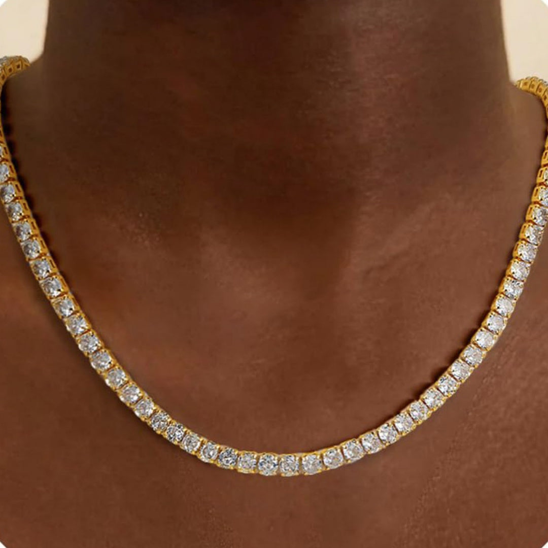 Collier Pendentif Double-Ovale Élégant - Bijoux Luxe pour Femme