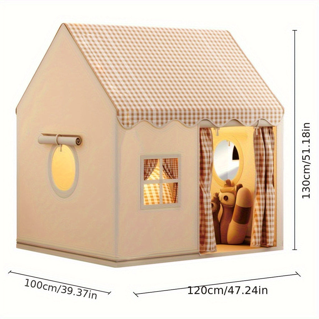 Kids Indoor Play Tent House — Spacious Imaginative Play Hideaway