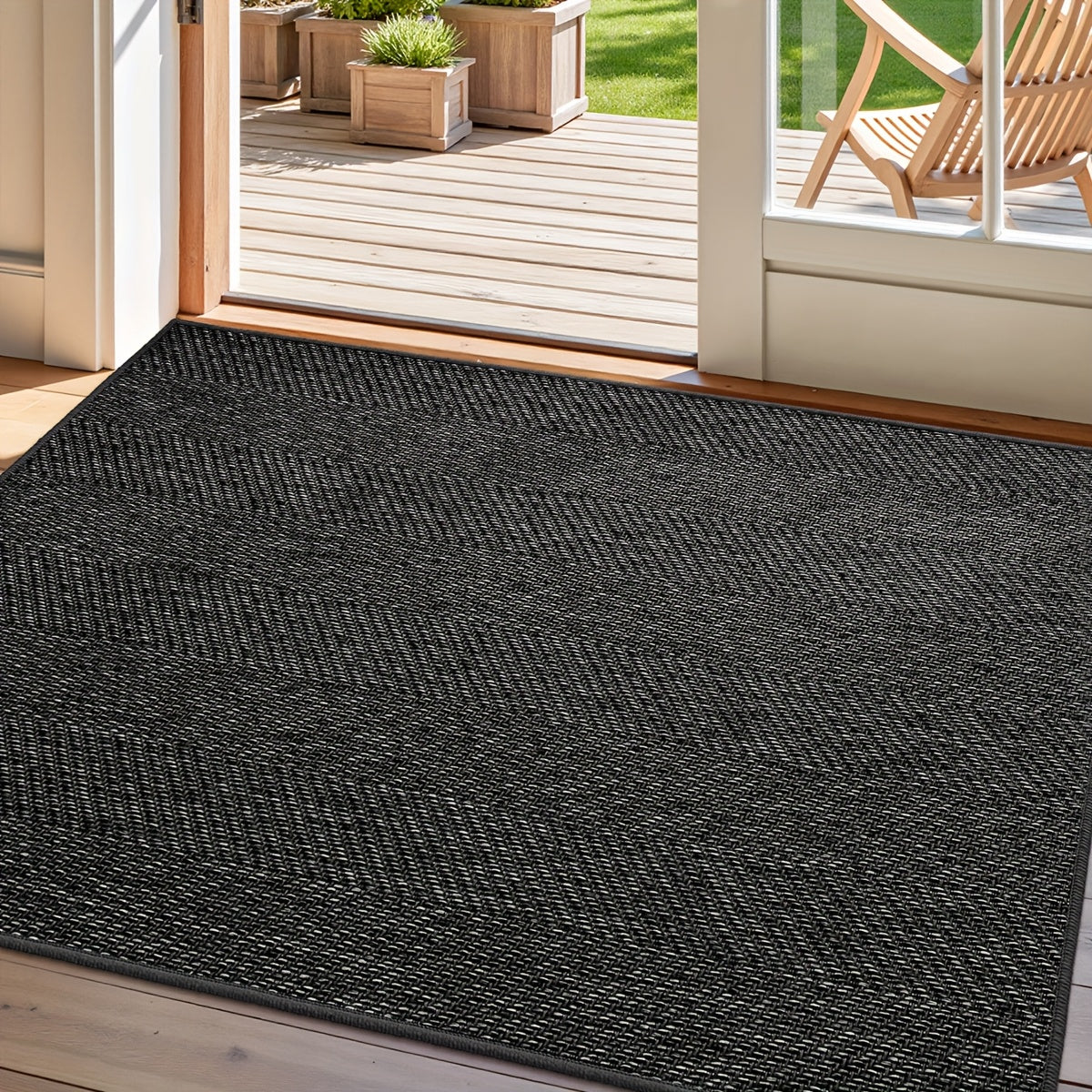 Durable Summer & Autumn Striped Entry Mat - Euroselle