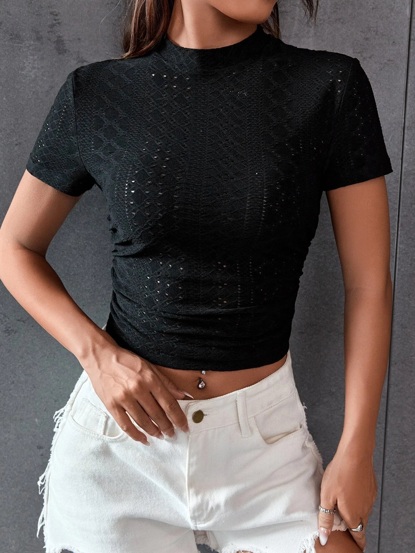 T-shirt Femme Slim – Couleur Unie