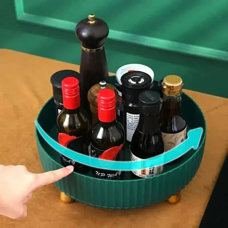 360 graders roterende organizer — drejelig base, fritstående design med hurtig adgang