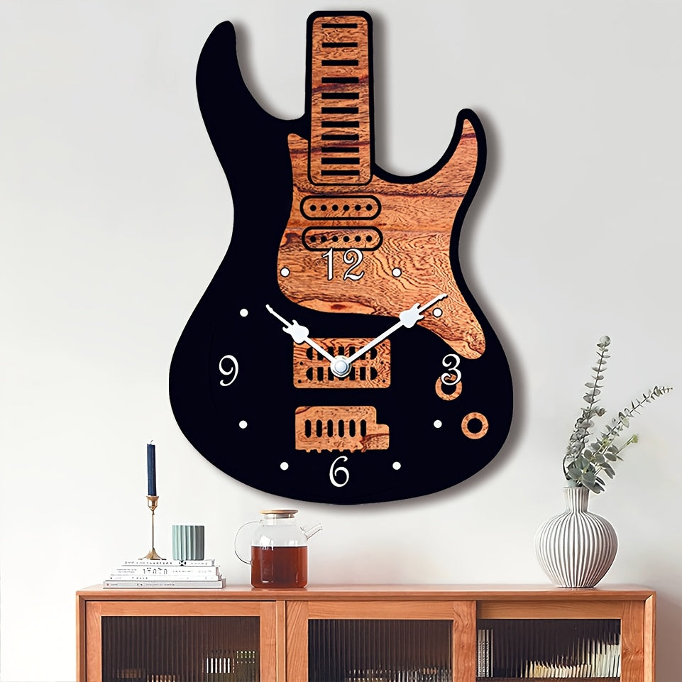 Kunstnerisk guitar vægur til musikelskere - Euroselle