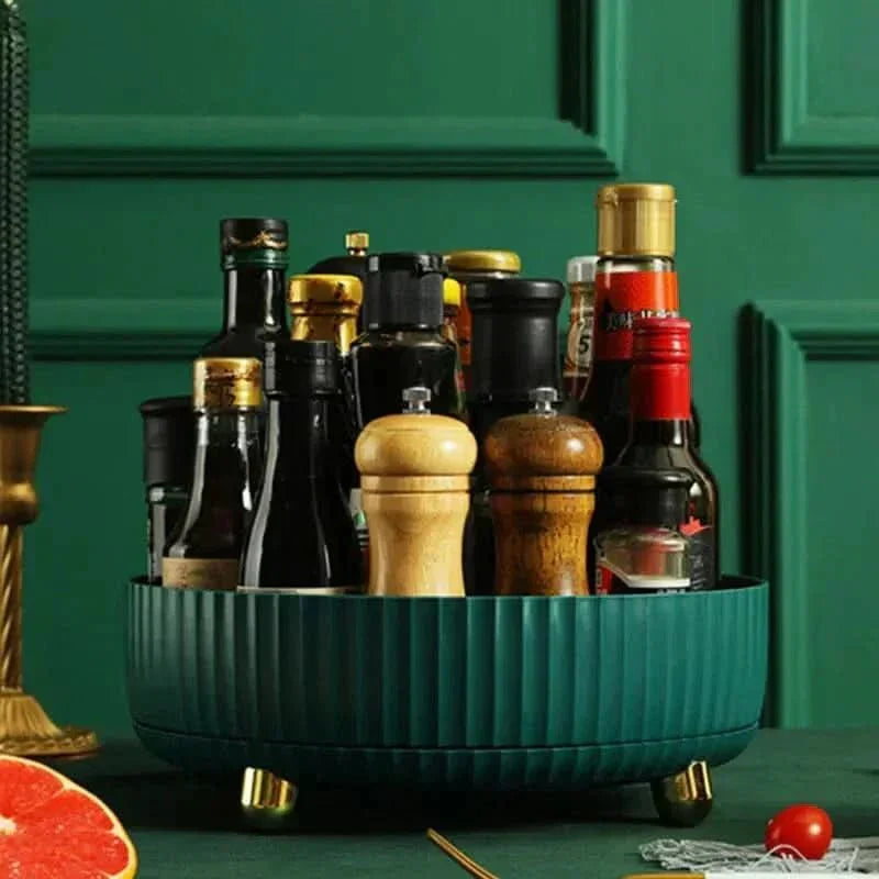360 graders roterende organizer — drejelig base, fritstående design med hurtig adgang