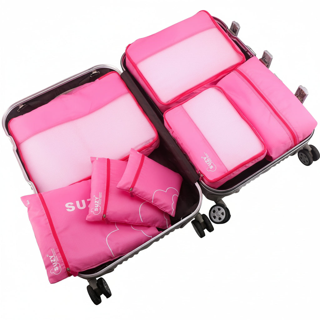 Portable 7pcs Suitcase Organizing Bag Set for Travel - Euroselle