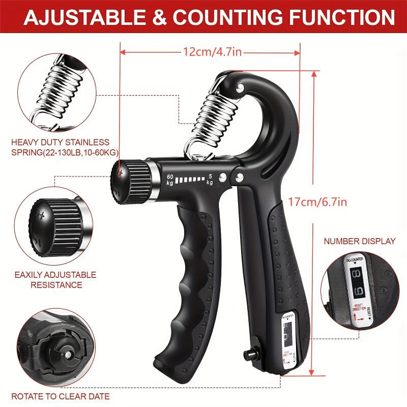 5-Piece Hand & Forearm Strength Trainer - Euroselle