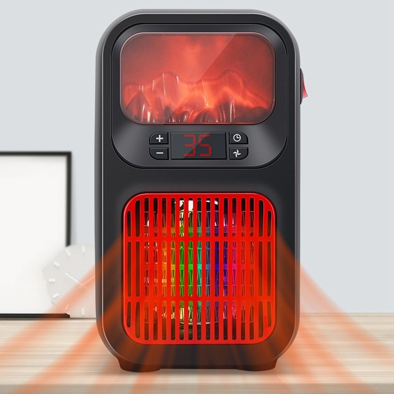 Osobní topidlo 400W — nastavitelný termostat, bezpečnost proti převrácení