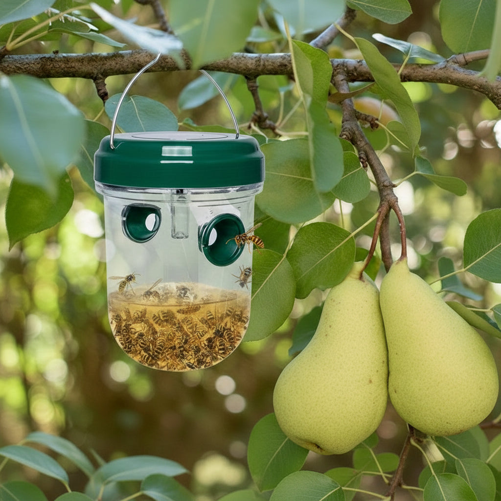 Solar-Powered Outdoor Wasp Trap Set - Euroselle