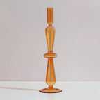 Minimalist Glass Candle Holder Vase Decorative Art Piece - Euroselle