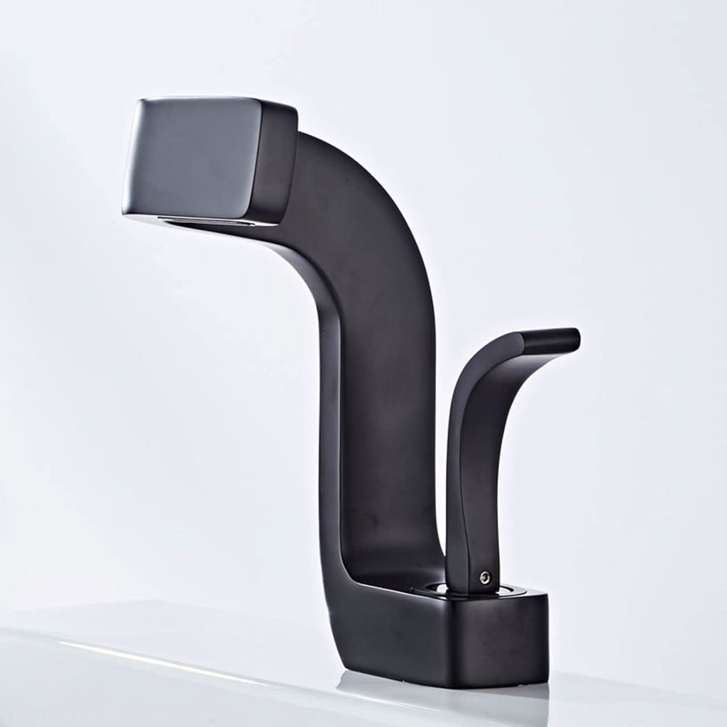 Robinet de lavabo cascade en acier inoxydable 304 — Mitigeur monotrou
