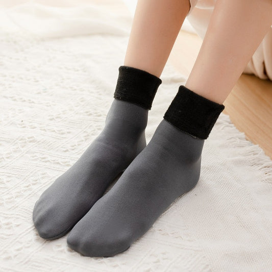 Chaussettes Velvet Auto-Chauffantes Femme – Protection Froid Hiver