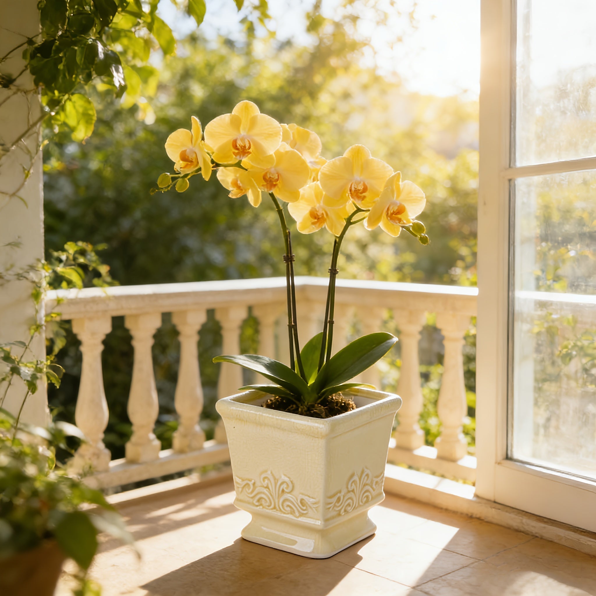 Vintage Ceramic Planter for Elegant Indoor Plant Display - Euroselle