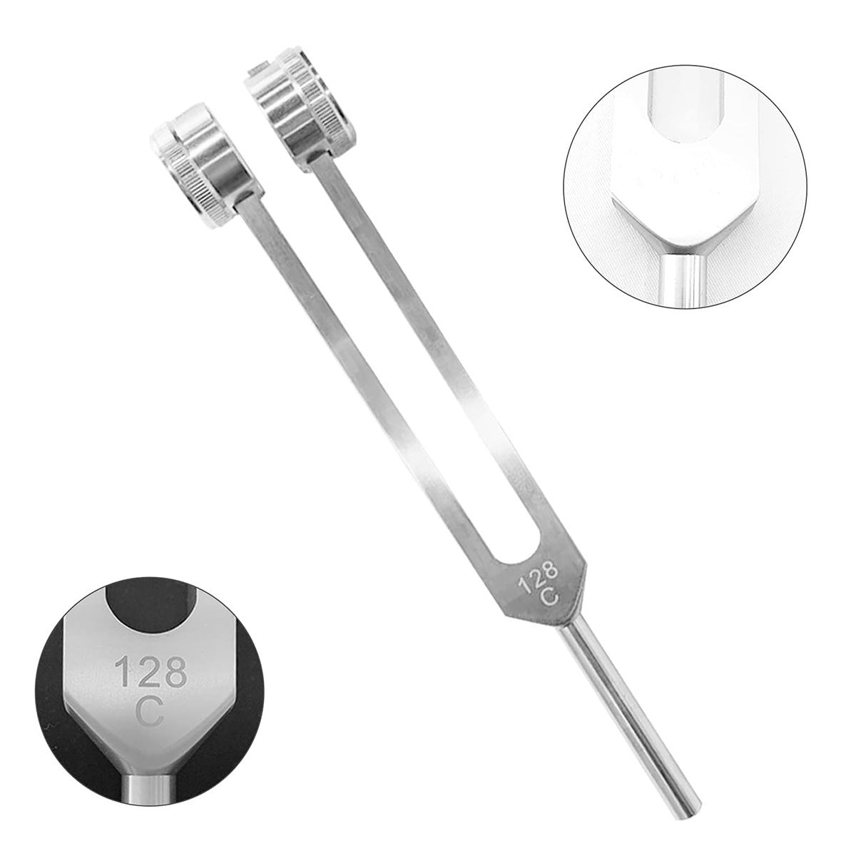 Diapasão de 128Hz — Ferramenta de precisão para terapia sonora e relaxamento