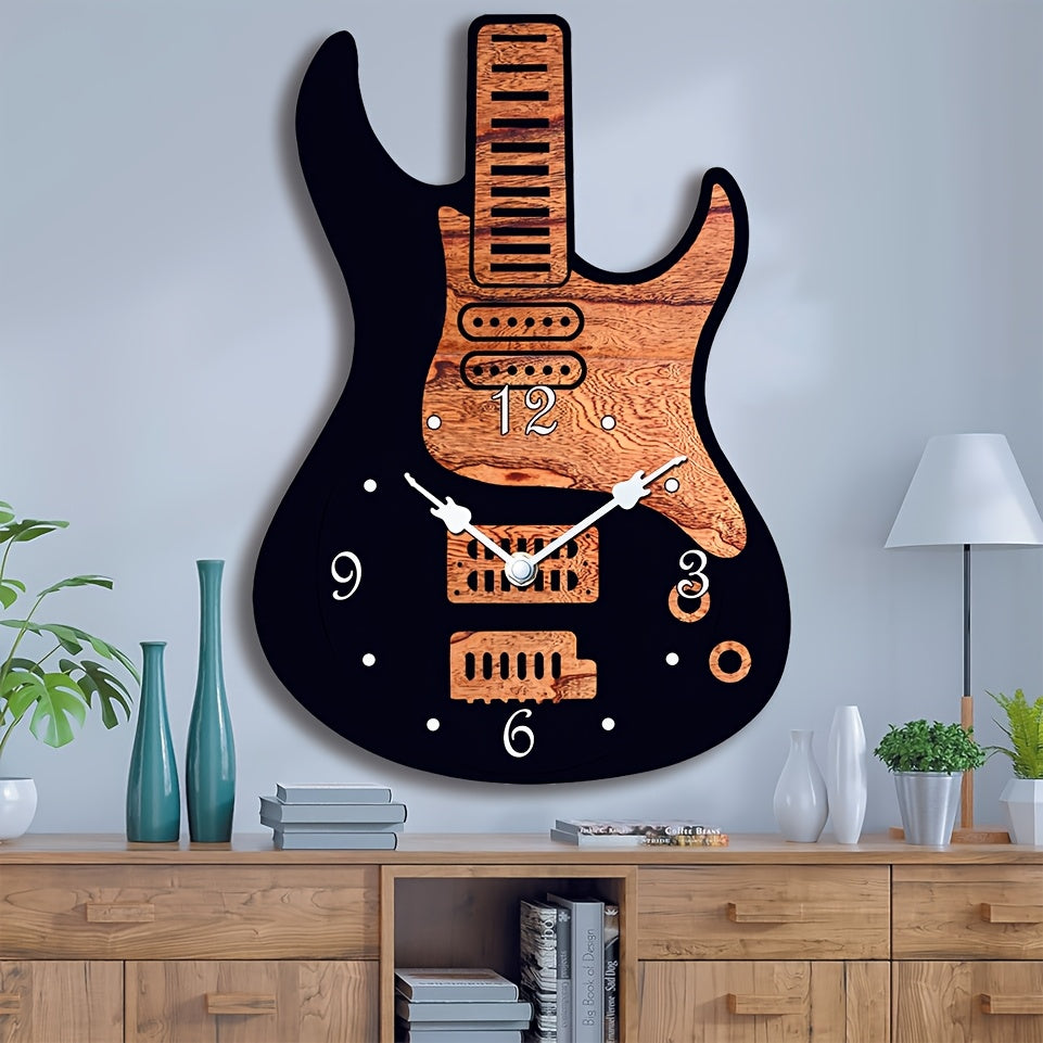 Kunstnerisk guitar vægur til musikelskere - Euroselle
