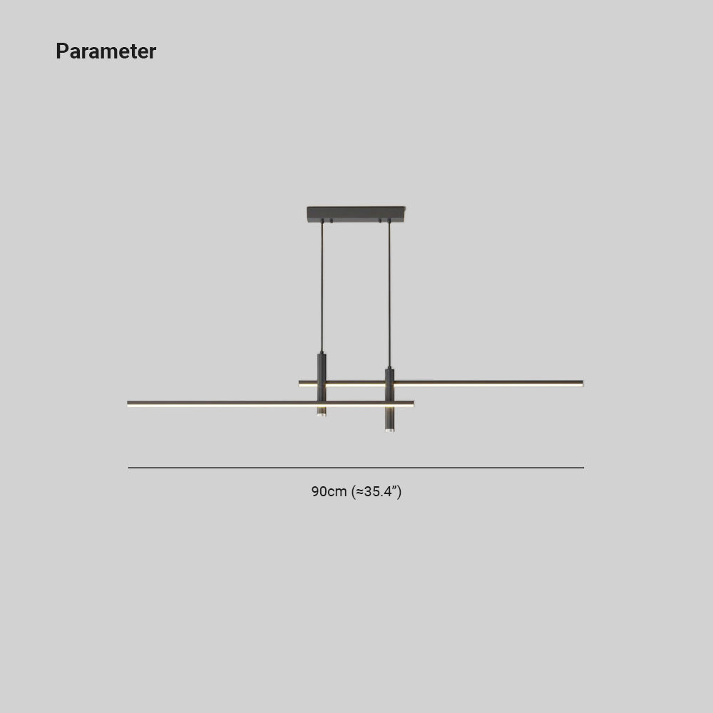 Korren Modern Linear Pendant Light for Dining Room