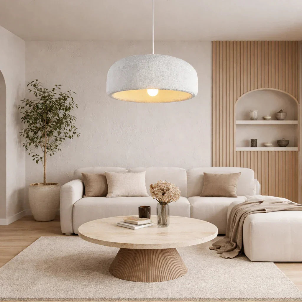 Pendant Light With Cloud Shape For Dining In Modern Minimalist Single Light