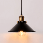 Rivelle Brass Cone Pendant Light