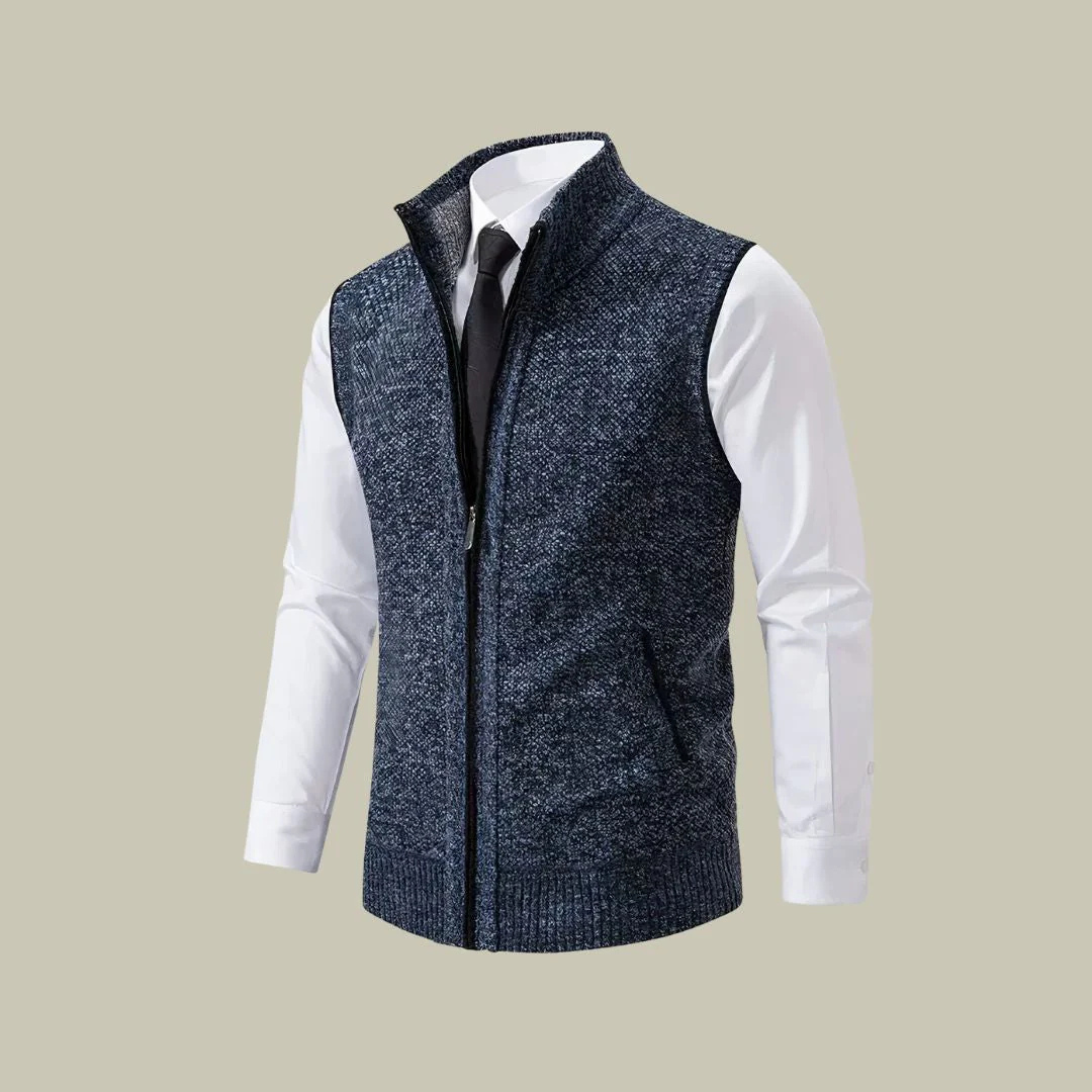 Gilet zippé léger et isolant pour homme – coupe ajustée