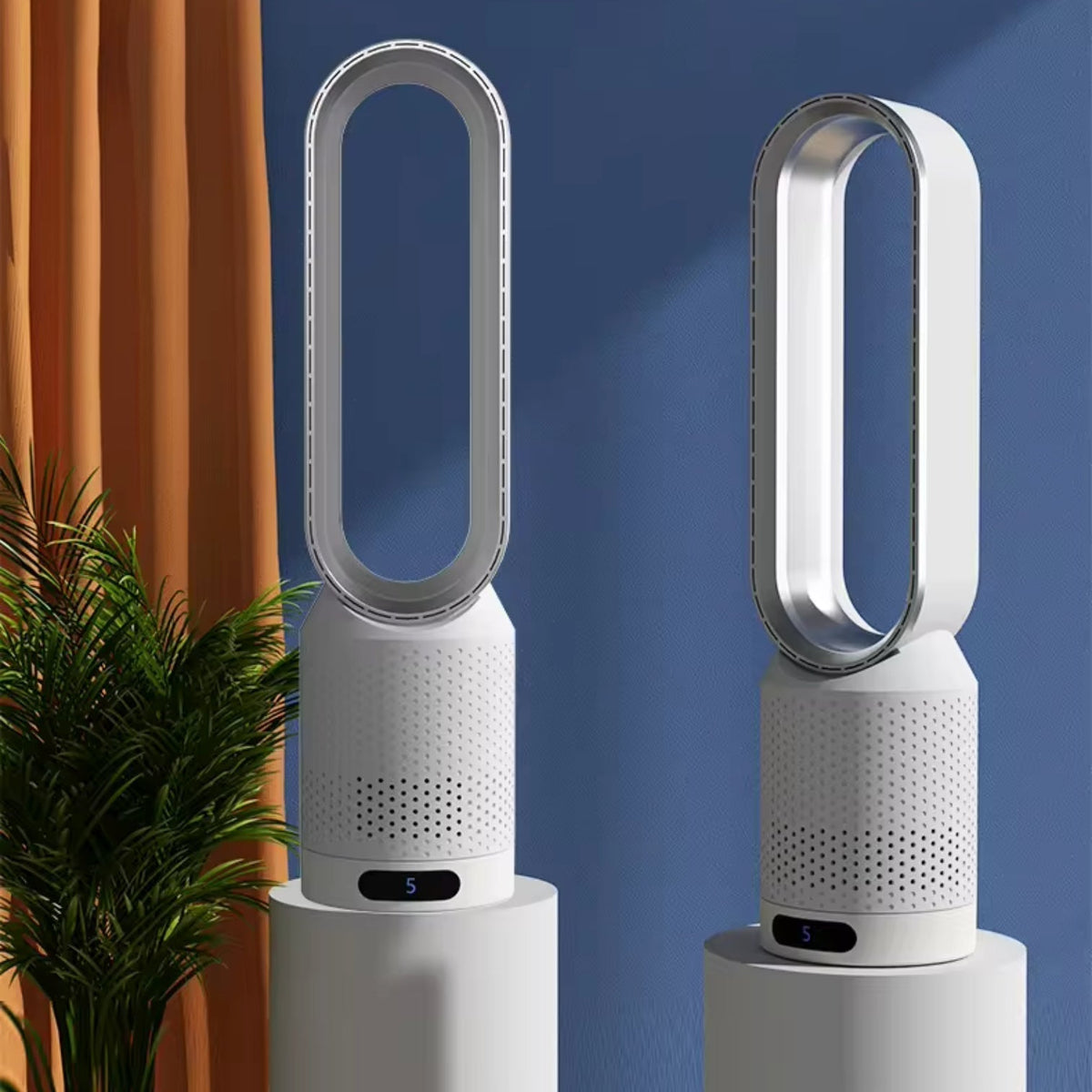Enfriador de aire y purificador UV tres en uno — diseño compacto