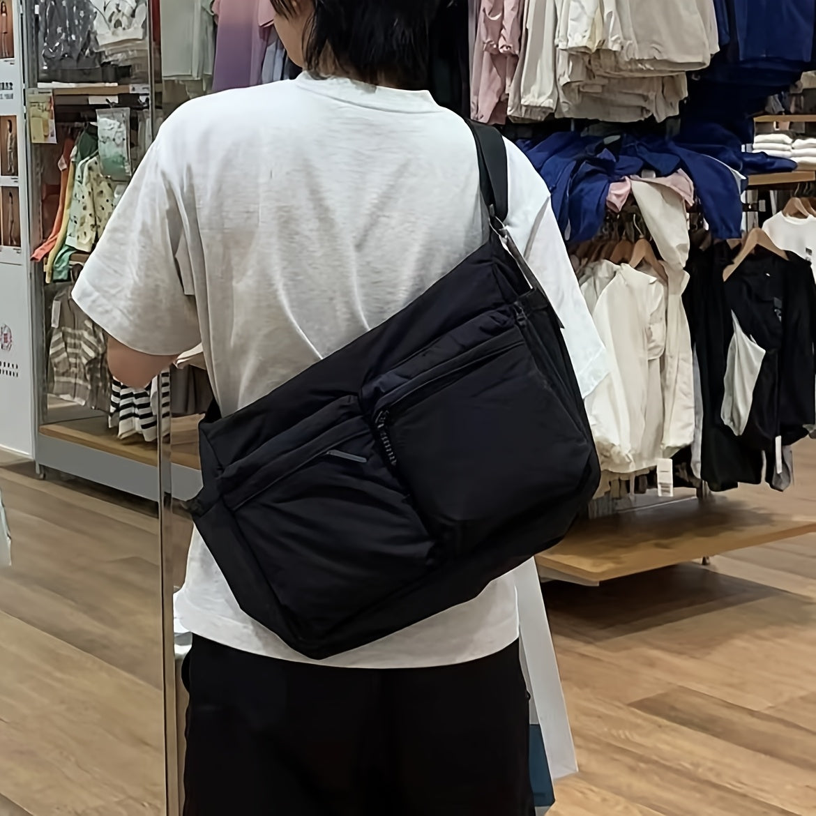 Large Single Shoulder Bag for Sports and Work Essentials - Euroselle