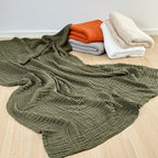 Ultra-Breathable 6-Layer Cotton Gauze Blanket for Year-Round Comfort - Euroselle