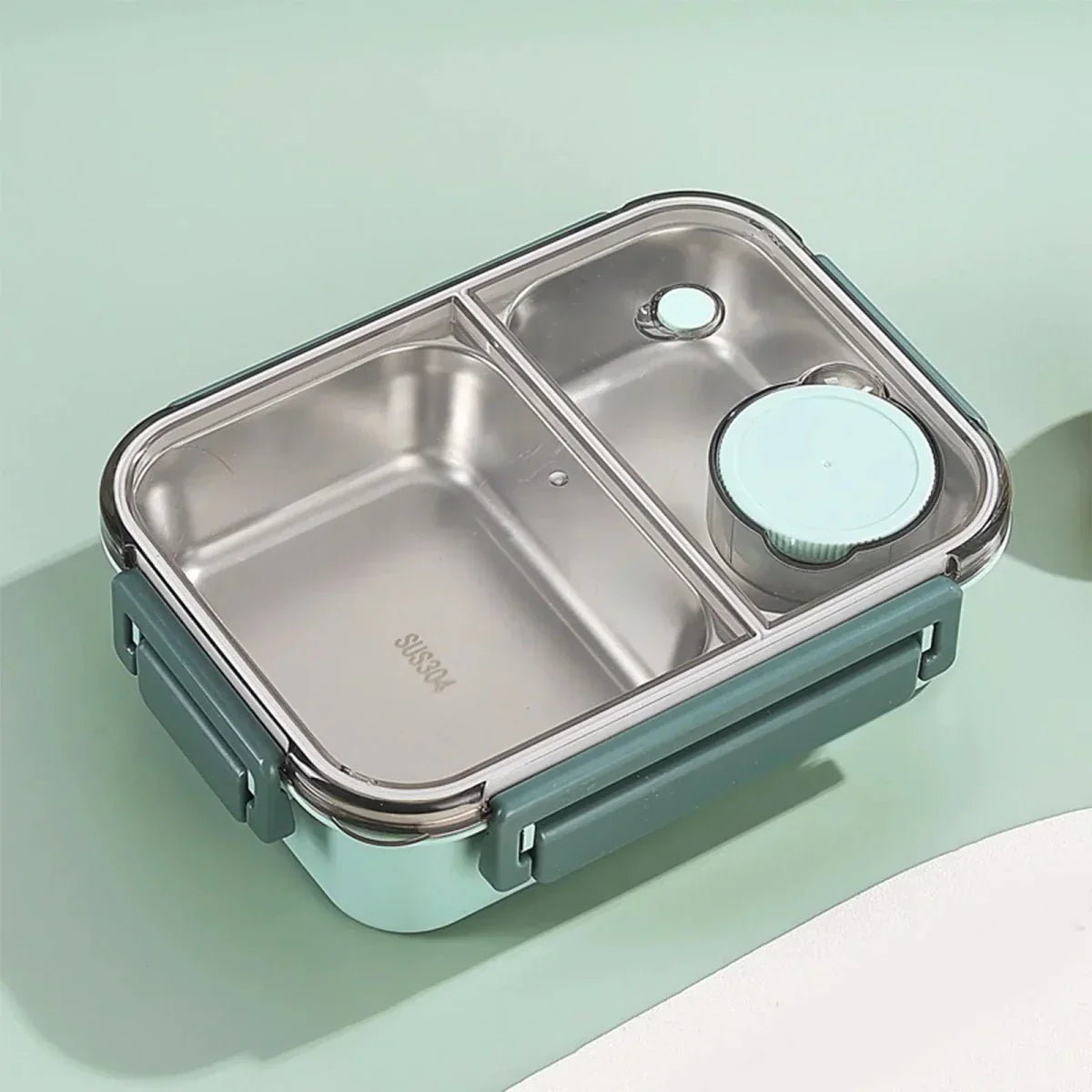 Thermobehälter für Speisen aus Stahl, auslaufsicherer Meal-Prep-Behälter für Büro, Schule und Pendler, tragbare und wiederverwendbare Warmhaltebox