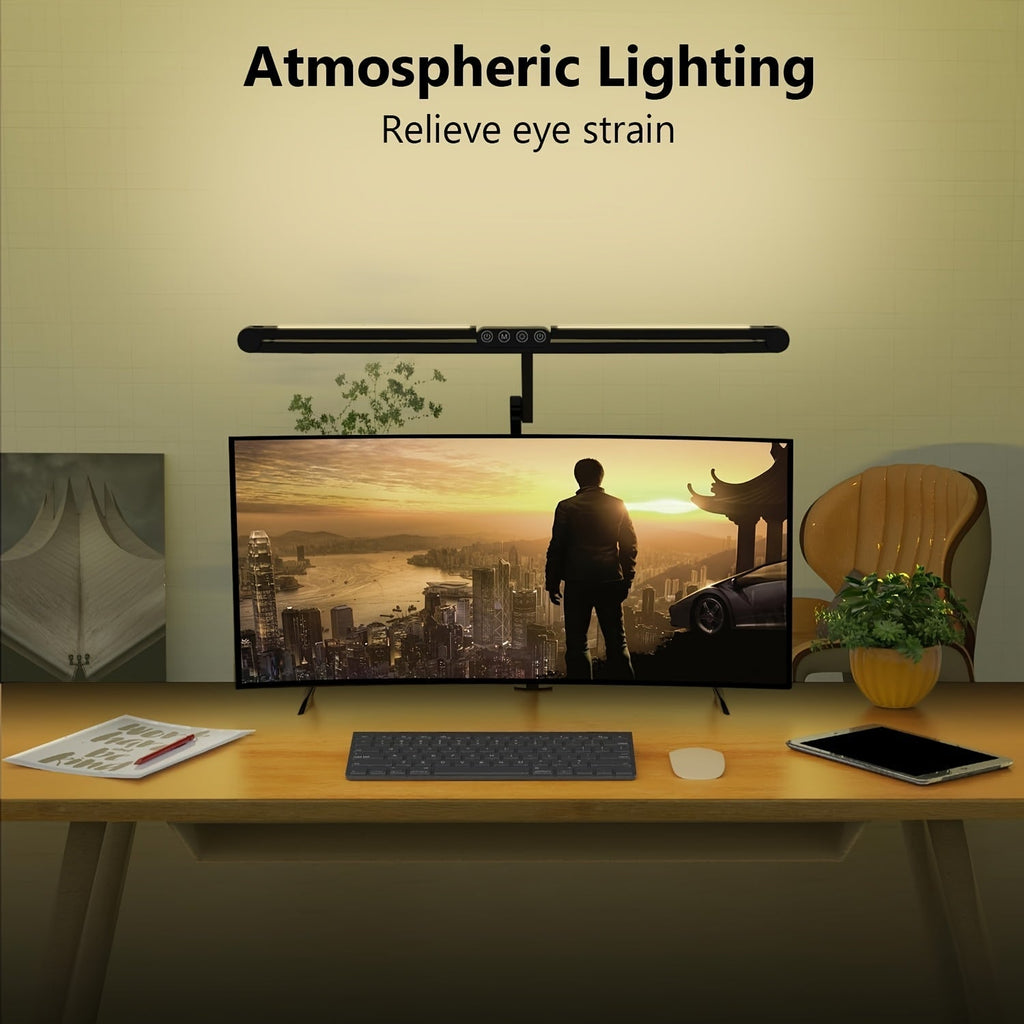 24W Adjustable LED Desk Lamp with Clamp - Euroselle