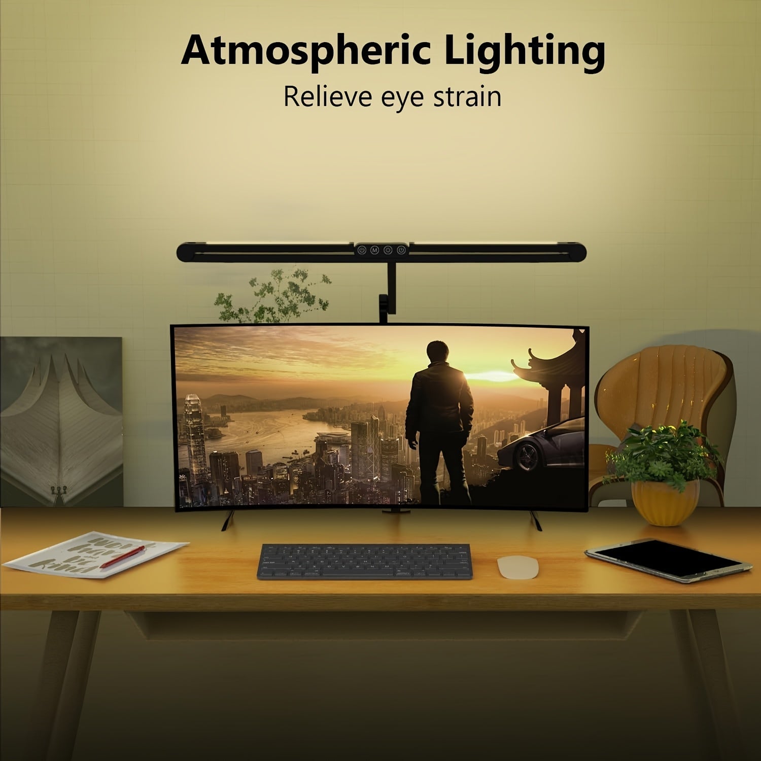 24W Adjustable LED Desk Lamp with Clamp - Euroselle