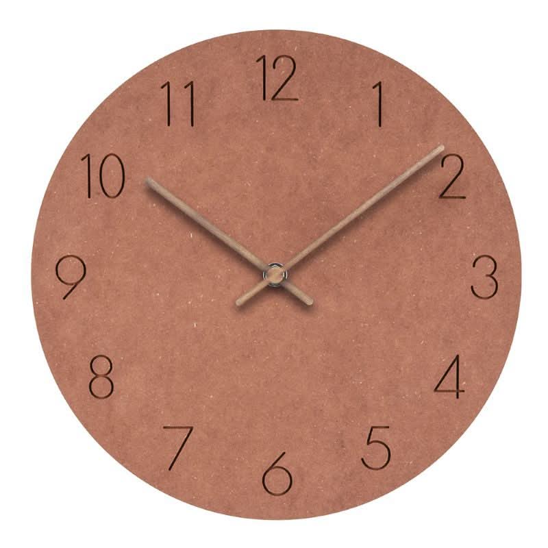 NordHush Silent Wall Clock — Nordic Style Design