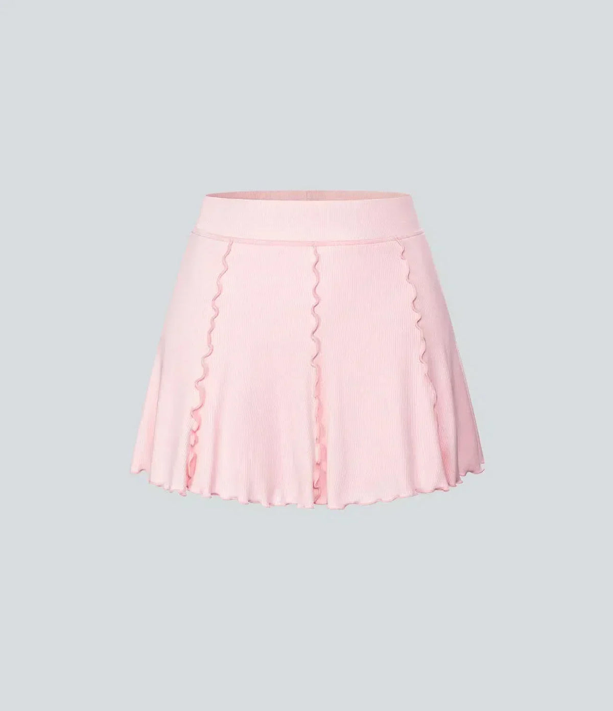FlexWeave 2-i-1-tenniskjol — Inbyggda shorts och volangkant