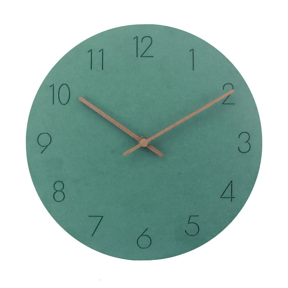 NordHush Silent Wall Clock — Nordic Style Design