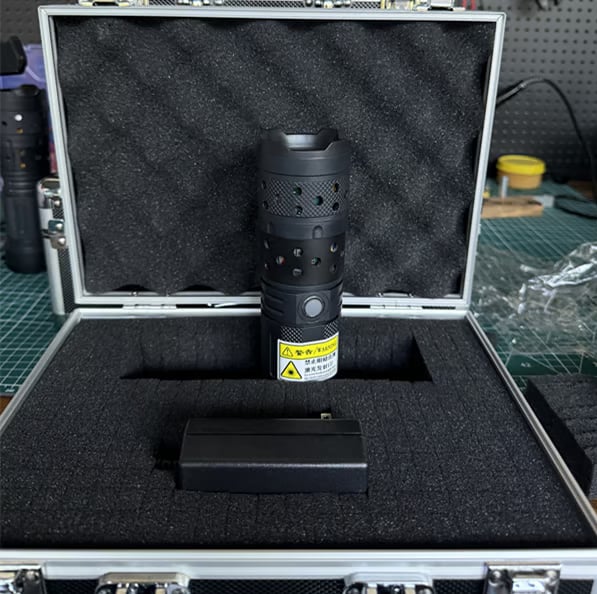 120W High-Power Infrared Laser Illuminator — 10x Beam Expander
