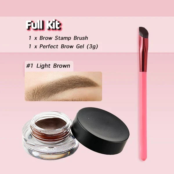 Brosse tampon pour sourcils à effet poil à poil — Sourcils naturels, effet microblading