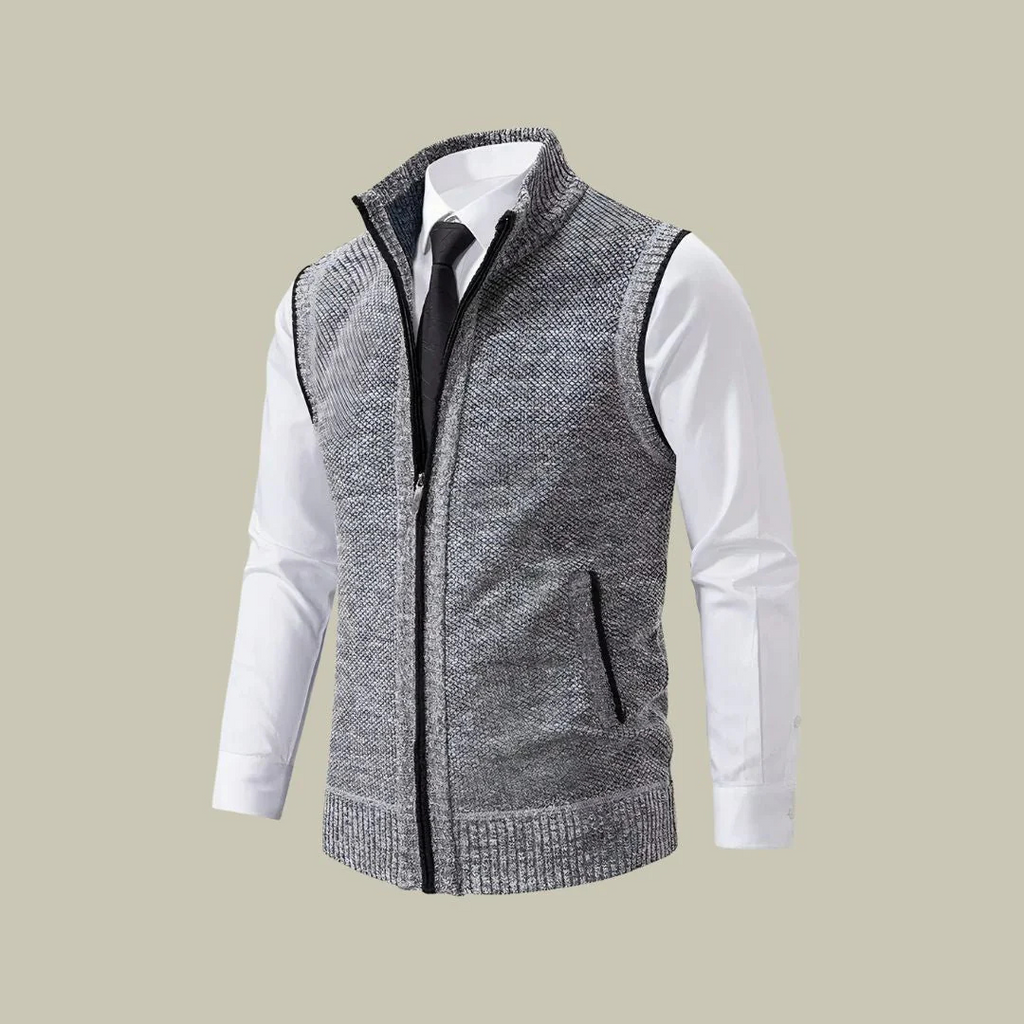 Gilet zippé léger et isolant pour homme – coupe ajustée