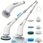 Rechargeable Electric Spin Scrubber with Detachable Handle - Euroselle