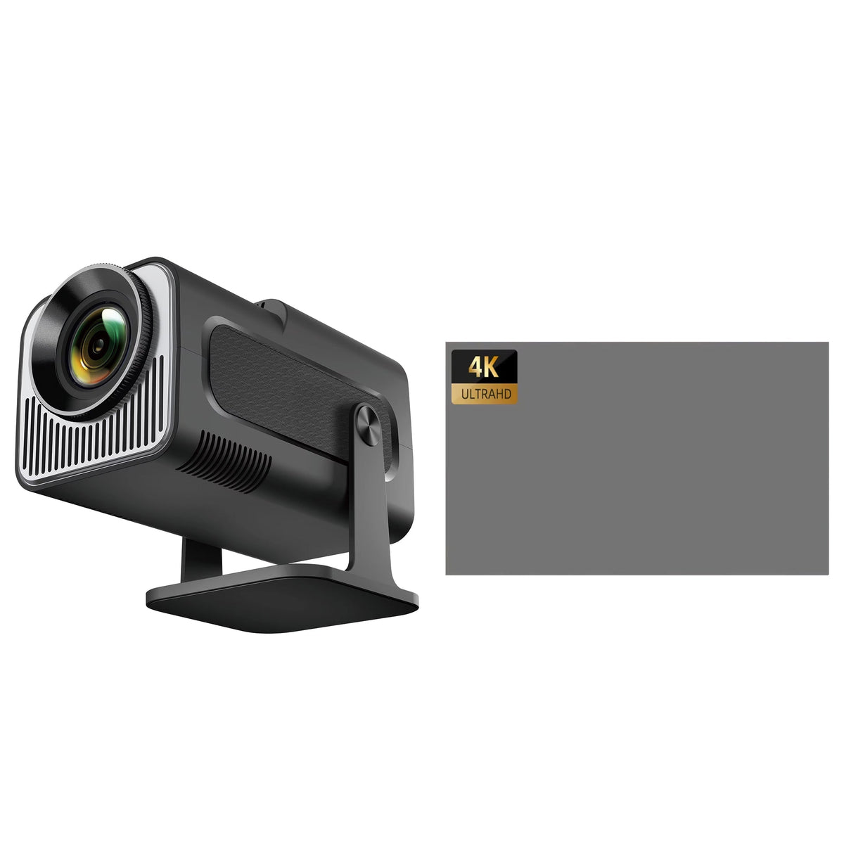 Kannettava projektori, Android 11, 1080p HD, 300 ANSI, Wi-Fi 6, Bluetooth, 150 tuumaa