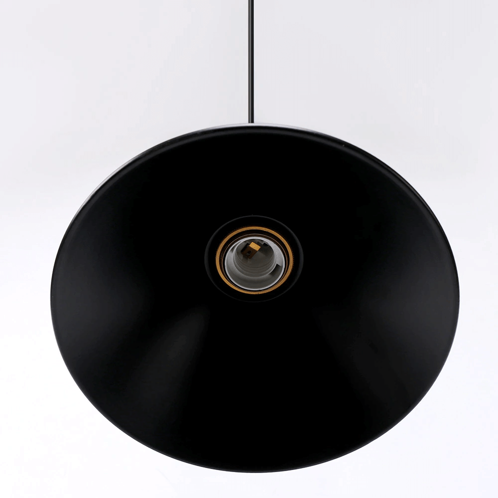 Cone-shaped Pendant light made of brass