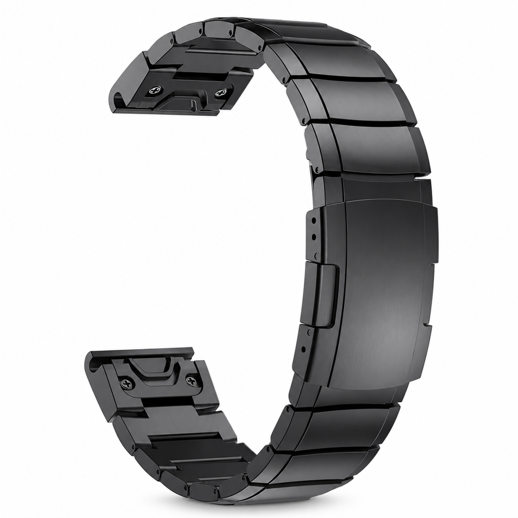 Garmin Fenix 9 Titanium Link Band — Tool-Free QuickFit, 22mm & 26mm