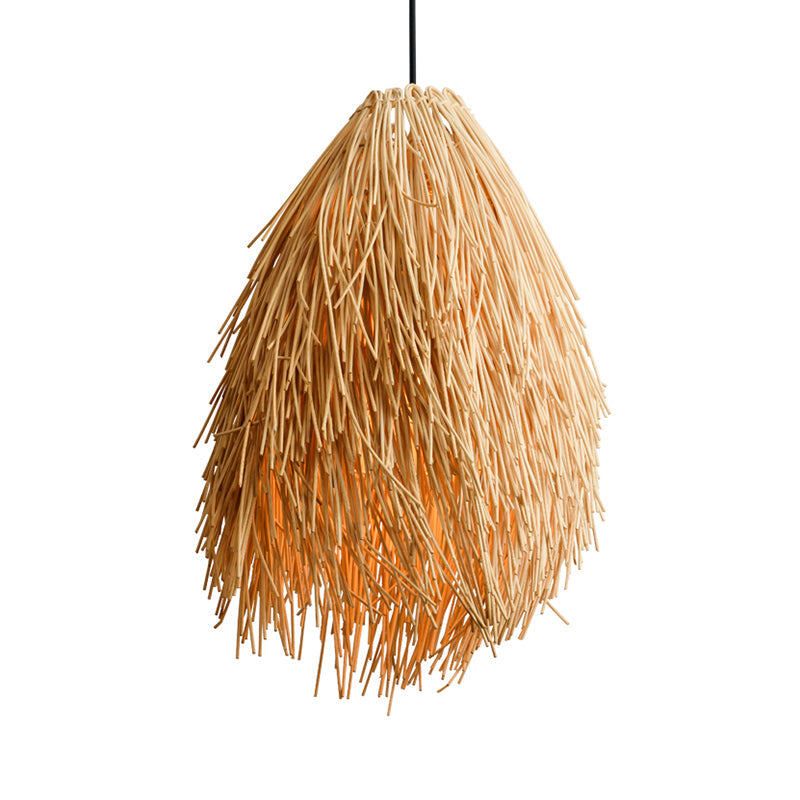 KiriWeave | Rattan Pendant Lamp in Asian Style
