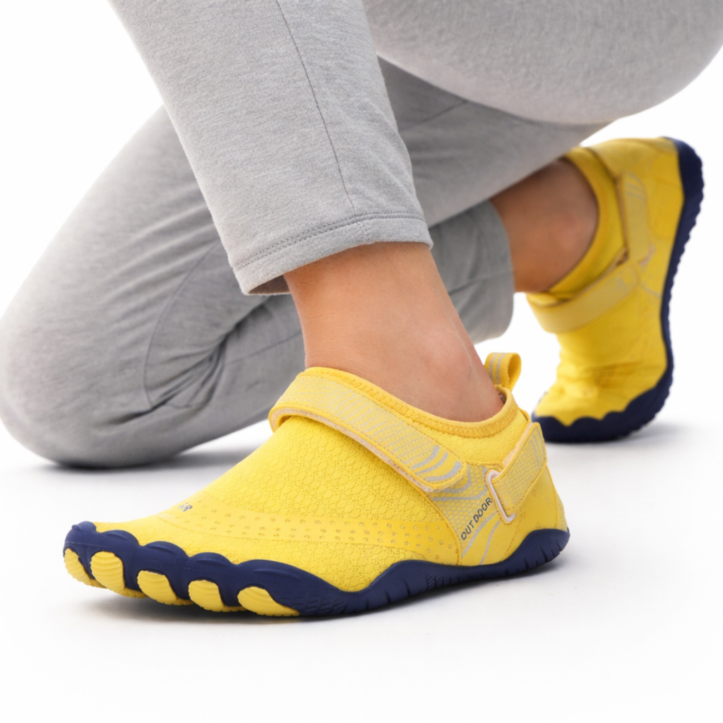 Zapatos acuáticos descalzos con puntera dividida — Secado rápido, suela antideslizante