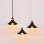 Rivelle Brass Cone Pendant Light
