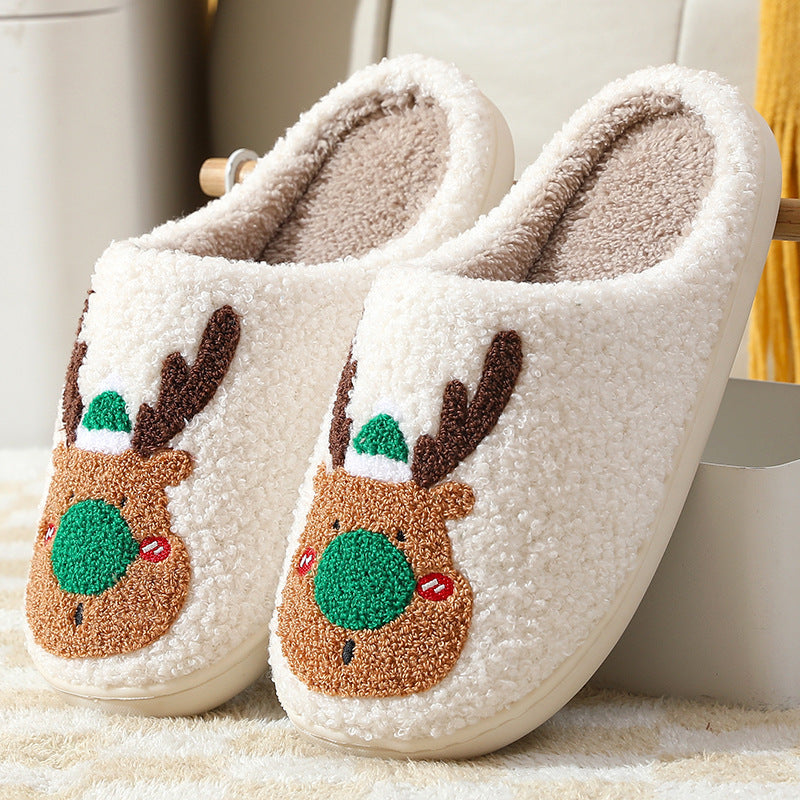 Chaussons de Noël pour femmes – Design Renne