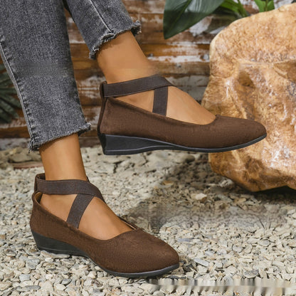 Ballerines Compensées Fermées