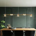 Astra Drum Aluminum Pendant Lamp 3 or 5 Light Black Gold Ceiling Light Warm White
