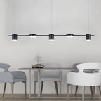Astra Drum Aluminum Pendant Lamp 3 or 5 Light Black Gold Ceiling Light Warm White
