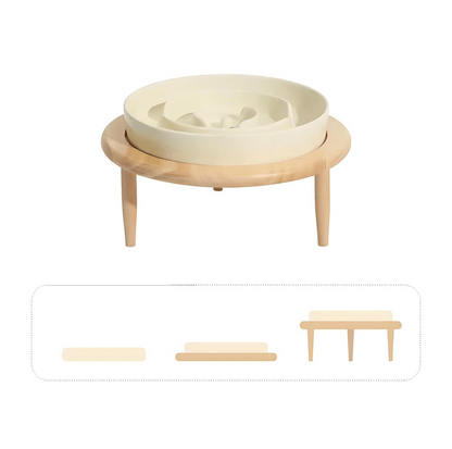 WhiskerNest Slow Feeder Bowl — Labyrinth Layout Design