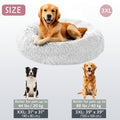 Soft Faux Fur Donut Pet Bed for Small to Large Dogs & Cats - Euroselle
