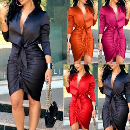 Robe Midi Femme Lacet