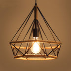 Rustikale Schnur-Lampe