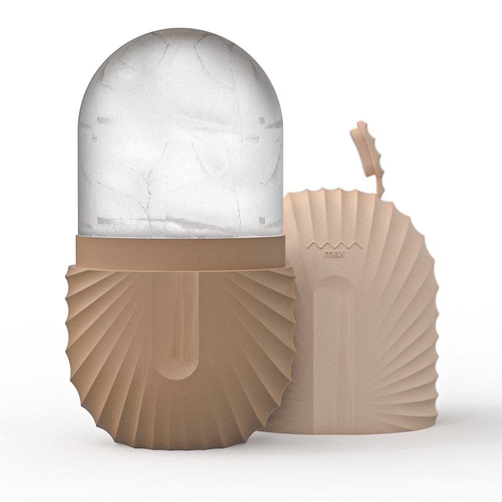 Reusable Face Roller with Ice Mold Cube for Refreshing Massage - Euroselle