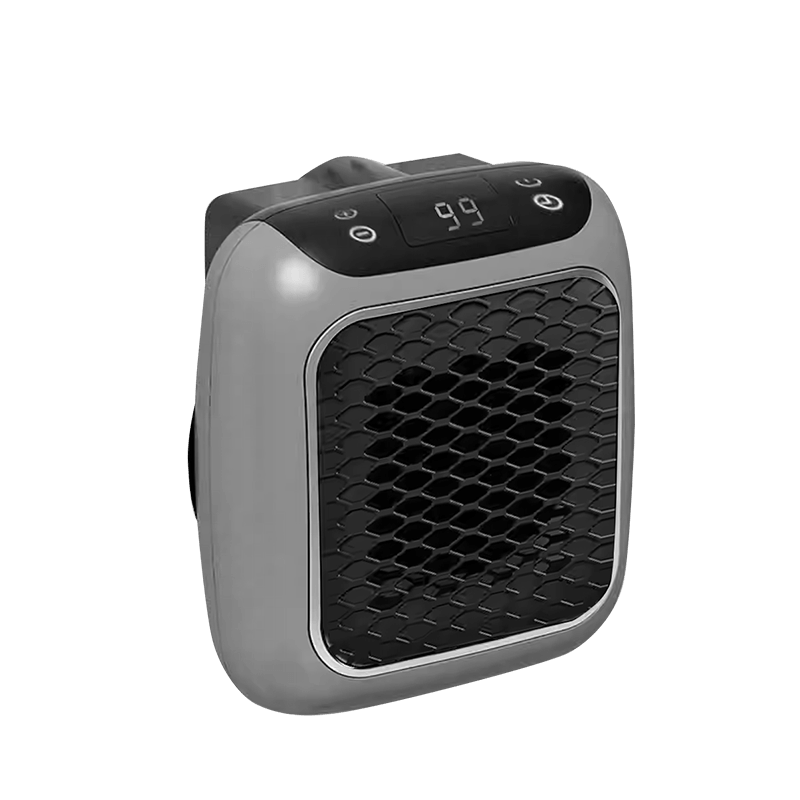 Kompaktní keramické topidlo 400W — nastavitelný termostat